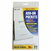 C-Line Products Add-On Pockets, Clear, Pk10 70185